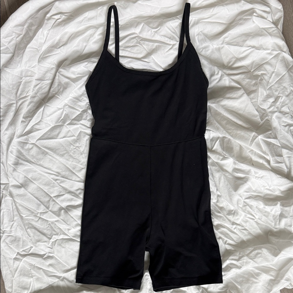 madewell black one piece